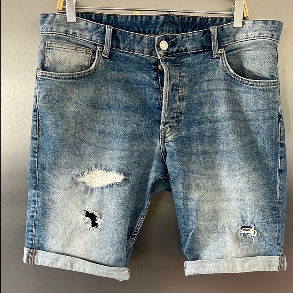 Men's Blue Jean Shorts